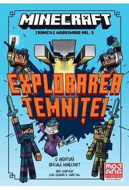 Copertă produs Minecraft. Cronicile Woodsword. Explorarea temniței (Vol. 5)