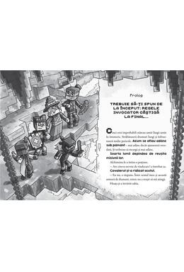 Copertă produs Minecraft. Cronicile Woodsword. Explorarea temniței (Vol. 5)