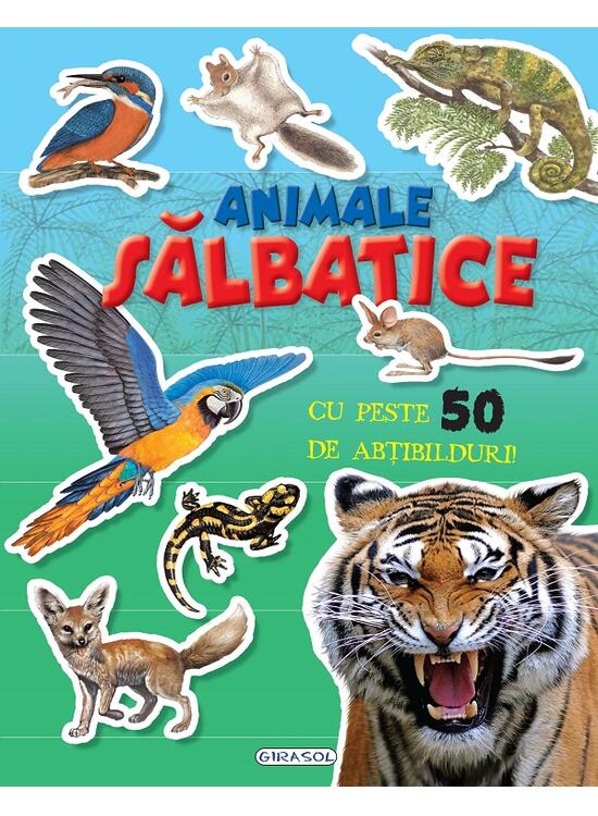 Copertă produs Mai caută și lipește - Animale sălbatice - gallery big 1
