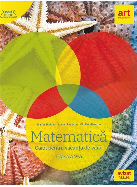 Copertă produs Matematică. Caiet pentru vacanța de vară. Clasa a V-a - gallery big 1