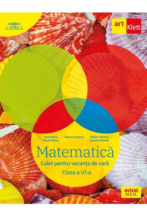 Copertă produs Matematică. Caiet pentru vacanța de vară. Clasa a VI-a