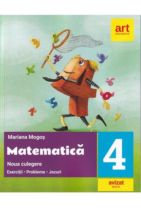 Copertă produs Noua culegere de  matematică pentru clasa a IV-a. Exerciţii, probleme, jocuri