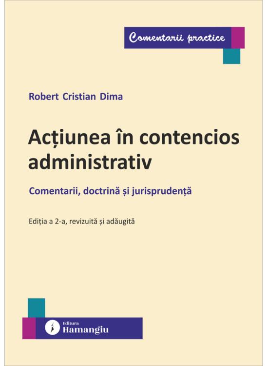 Copertă produs Acțiunea &icirc;n contencios administrativ - gallery big 1