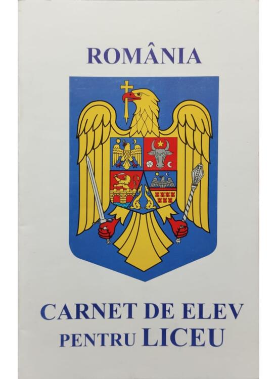 Copertă produs Carnet de elev pentru liceu - gallery big 1