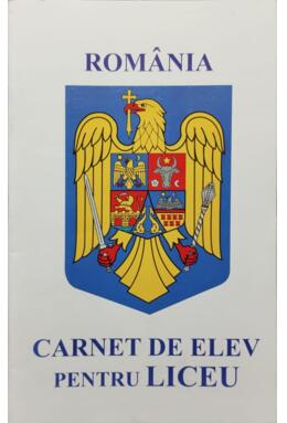 Copertă produs Carnet de elev pentru liceu