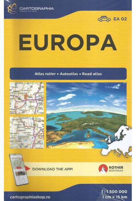Copertă produs Atlas rutier Europa