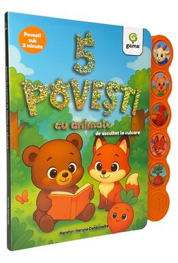 Copertă produs 5 povești cu animale de ascultat la culcare