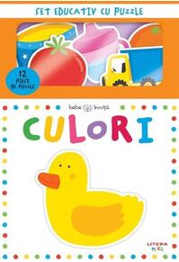 Copertă produs Bebe &icirc;nvaţă. Culori. Set educativ cu puzzle