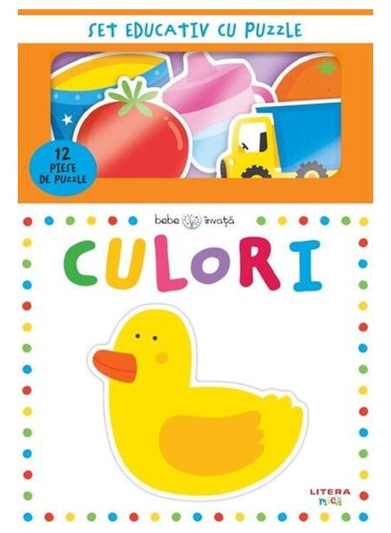 Copertă produs Bebe &icirc;nvaţă. Culori. Set educativ cu puzzle - gallery big 1