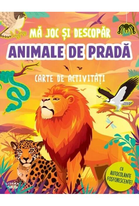Copertă produs Mă joc și descopăr. Animale de pradă. Carte de activități
