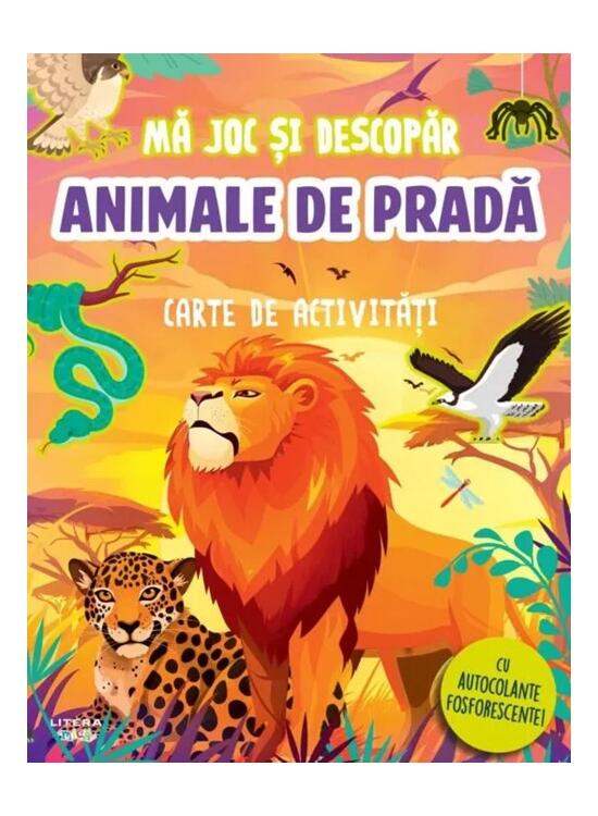Copertă produs Mă joc și descopăr. Animale de pradă. Carte de activități - gallery big 1