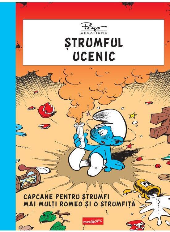 Copertă produs Ștrumful ucenic. Capcane pentru ștrumfi. Mai mulți Romeo și o ștrumfiță - gallery big 1