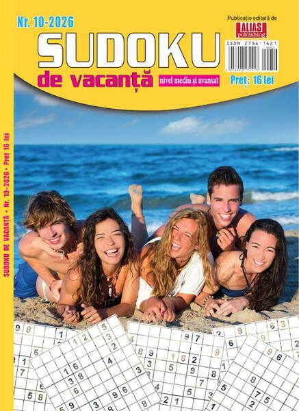 Sudoku de vacanta nr. 10/ 2026 - Paperback brosat - Alias Publishing
