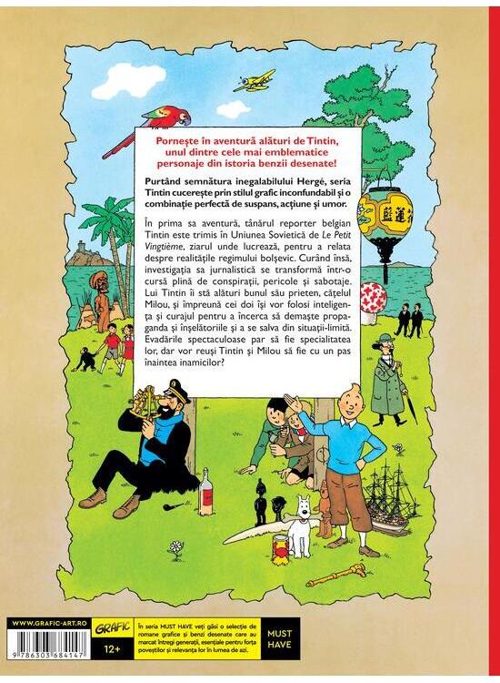 Copertă produs Aventurile lui Tintin. Tintin &icirc;n țara sovietelor (Vol. 1) - gallery big 2