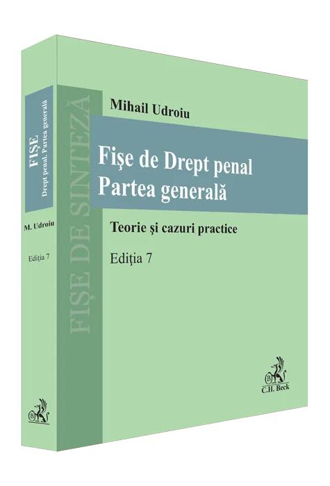 Copertă produs Fișe de Drept penal. Partea generală