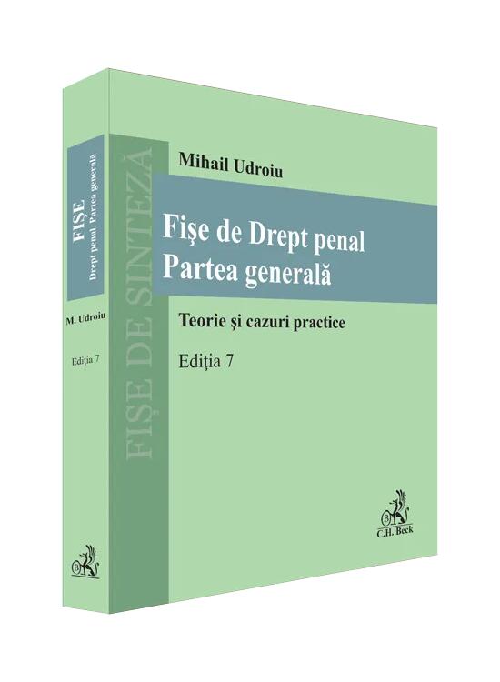 Copertă produs Fișe de Drept penal. Partea generală - gallery big 1