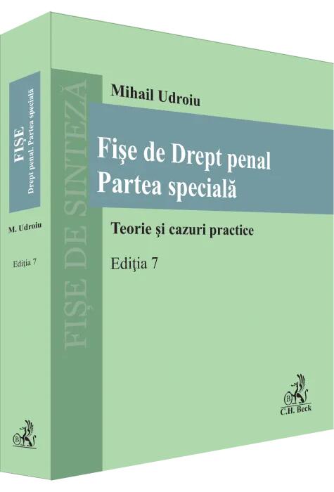 Copertă produs Fișe de Drept penal. Partea specială