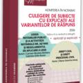 Copertă produs Admiterea &icirc;n notariat. Culegere de subiecte cu explicații ale variantelor de răspuns - 2026 - gallery small 
