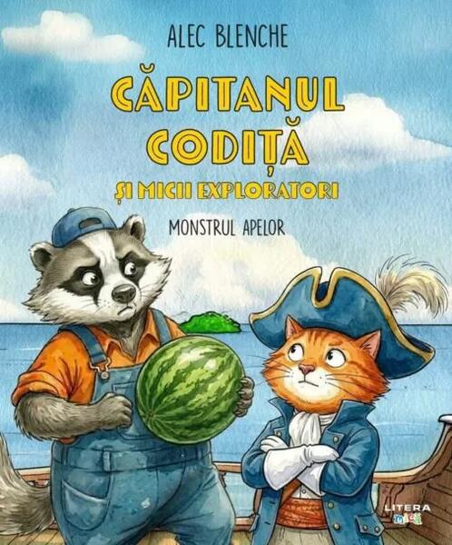 Căpitanul Codiță și micii exploratori. Monstrul apelor (Vol. 2) - Hardcover - Litera mică