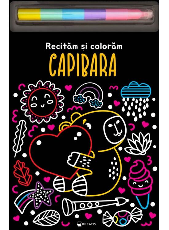 Copertă produs Capibara &ndash; Recităm și colorăm - gallery big 1