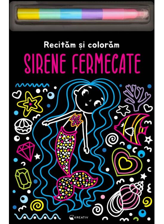 Copertă produs Sirene fermecate &ndash; Recităm și colorăm - gallery big 1