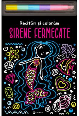 Copertă produs Sirene fermecate &ndash; Recităm și colorăm