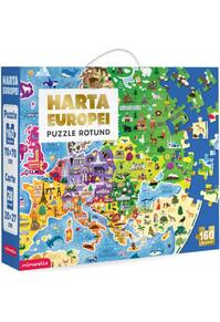 Copertă produs Harta Europei - Puzzle rotund