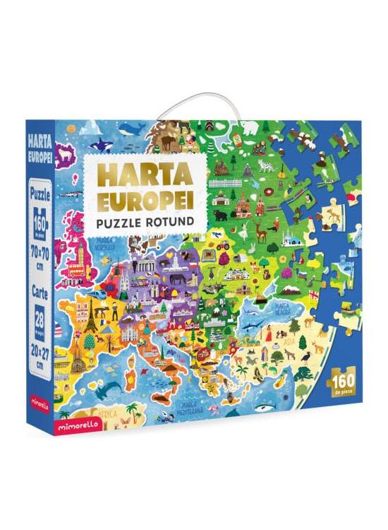 Copertă produs Harta Europei - Puzzle rotund - gallery big 1