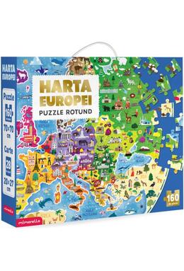 Copertă produs Harta Europei - Puzzle rotund