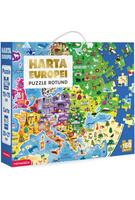 Imagine produs Harta Europei - Puzzle rotund