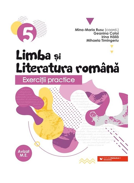 Copertă produs Exerciţii practice de limba şi literatura rom&acirc;nă. Caiet de lucru. Clasa a V-a - gallery big 1