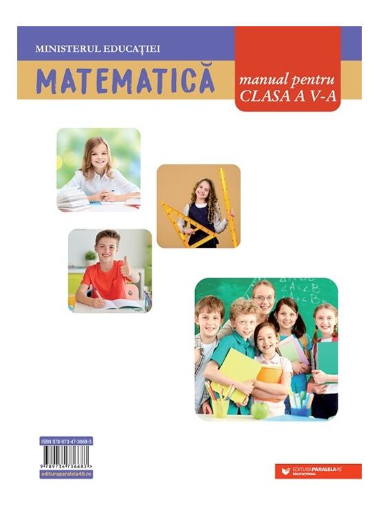 Copertă produs Matematică. Manual pentru clasa a V-a - gallery big 2