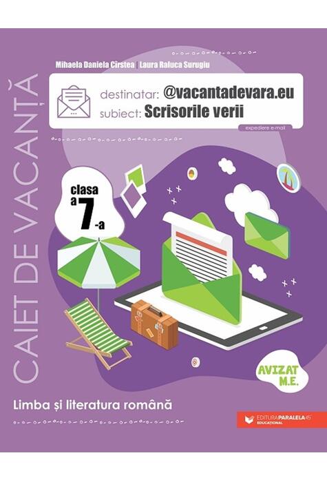 Copertă produs Scrisorile verii. Caiet de antrenament pentru limba și literatura rom&acirc;nă. Clasa a VII-a