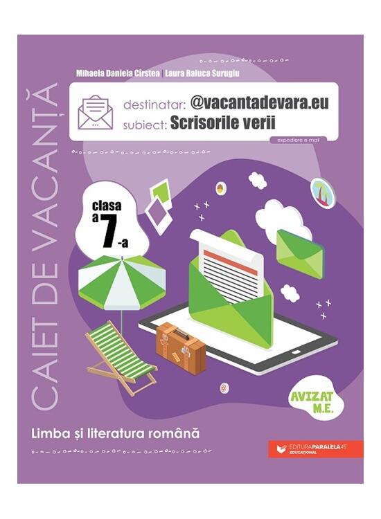 Copertă produs Scrisorile verii. Caiet de antrenament pentru limba și literatura rom&acirc;nă. Clasa a VII-a - gallery big 1