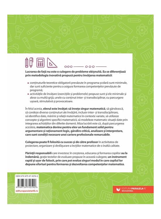 Copertă produs Matematică. Caiet de vacanță. Clasa a VII-a - gallery big 2