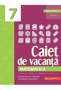 Copertă produs Matematică. Caiet de vacanță. Clasa a VII-a