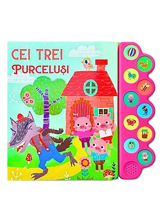 Copertă produs Cei trei purceluși. Carte cu 10 sunete - gallery big 1