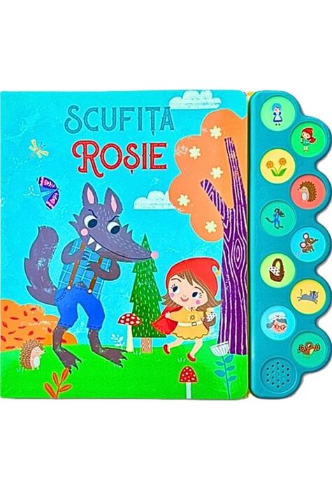 Copertă produs Scufița Roșie. Carte cu 10 sunete
