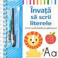 Copertă produs &Icirc;nvață să scrii literele. Carte reutilizabilă cu ad&acirc;ncituri - gallery small 