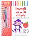Copertă produs &Icirc;nvață să scrii cifrele. Carte reutilizabilă cu ad&acirc;ncituri - thumb 1