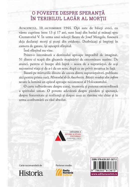 Copertă produs Miracolul de la Auschwitz - gallery big 2