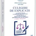 Copertă produs Culegere de explicații ale răspunsurilor la subiectele de la examenele de admitere la Facultatea de Drept, Universitatea din București. Limba rom&acirc;nă - gallery small 