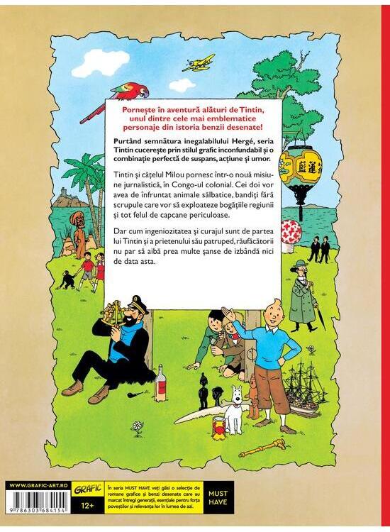 Copertă produs Aventurile lui Tintin. Tintin &icirc;n Congo (Vol. 2) - gallery big 2