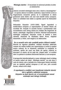 Copertă produs Mitologia slavilor