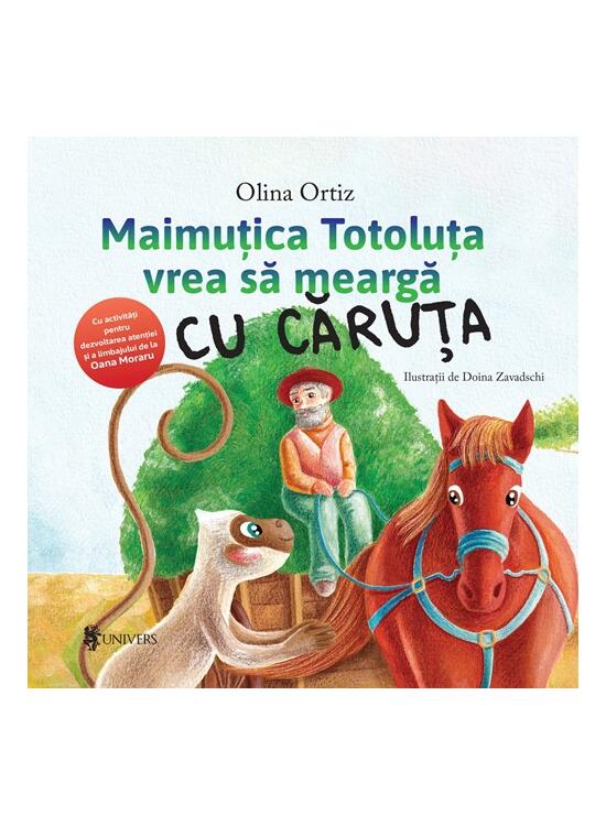 Copertă produs Maimuțica Totoluța vrea să meargă cu căruța - gallery big 1