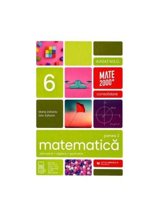 Copertă produs Matematică. Aritmetică, algebră, geometrie. Clasa a VI-a. Consolidare. Partea a I-a - gallery big 1