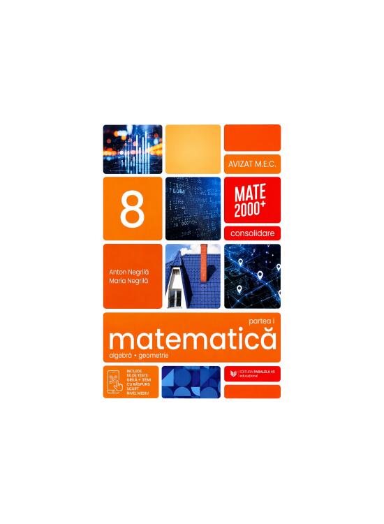 Copertă produs Matematică. Aritmetică, algebră, geometrie. Clasa a VIII-a. Consolidare. Partea a I-a - gallery big 1