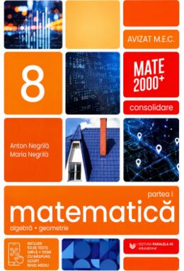 Copertă produs Matematică. Aritmetică, algebră, geometrie. Clasa a VIII-a. Consolidare. Partea a I-a