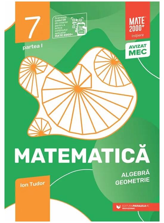 Copertă produs Matematică. Aritmetică, algebră, geometrie. Caiet de lucru. Clasa a VII-a. Inițiere. Partea I - gallery big 1