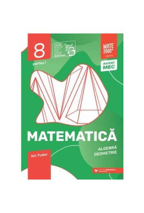 Copertă produs Matematică. Aritmetică, algebră, geometrie. Caiet de lucru. Clasa a VIII-a. Inițiere. Partea I